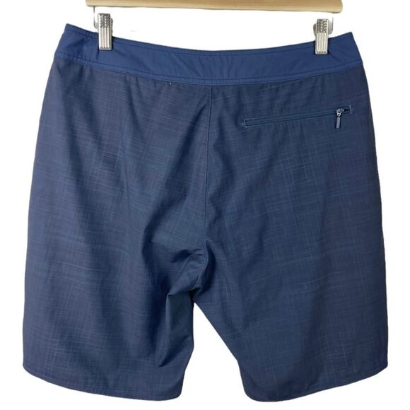 The North Face Blue Plaid Board Shorts Size L/ 34 - Picture 3 of 7